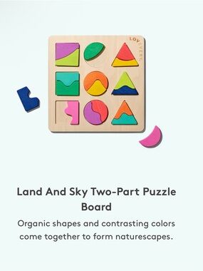 Land and Sky lovevery Puzzle Board